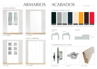 Aurum Puertas · Catálogos - Armarios & Acabados