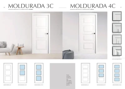 Aurum Puertas · Catálogos - Moldurada 3C & Moldurada 4C