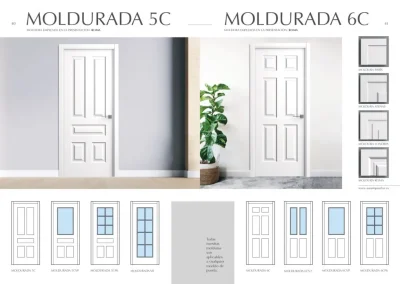 Aurum Puertas · Catálogos - Moldurada 5C & Moldurada 6C