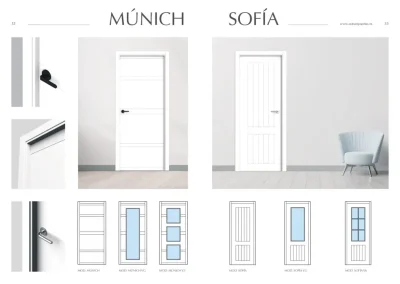 Aurum Puertas · Catálogos - Múnich & Sofía