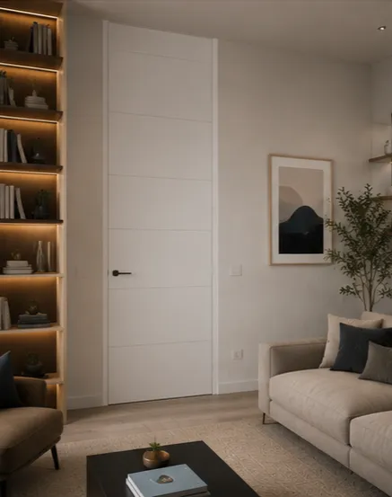 Aurum Puertas puerta de suelo a techo salón · Diseño catálogo Madrid